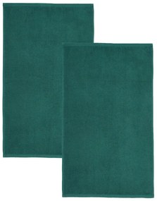 Tmavozelené rýchloschnúce/froté bavlnené osušky v súprave 2 ks 90x140 cm Quick Dry – Catherine Lansfield