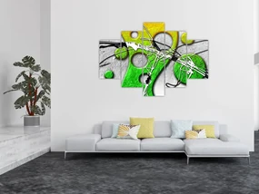 Abstraktný obraz (150x105 cm)