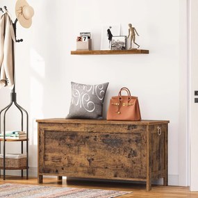 Truhla s úložným prostorem a lavicí Vasagle Fio 100 cm hnědá