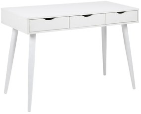 Dizajnový písací stôl Nature 110 cm, biely
