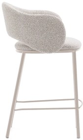 Barová stolička slonovinová (výška sedadla 65 cm) Maina – Kave Home