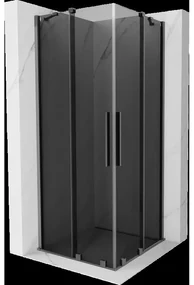 Mexen Velar Duo sprchovací kút posuvný 80 x 80 cm, grafit, gun metal - 871-080-080-42-95
