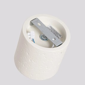 Stropné svietidlo Orbis, 1x béžové betónové tienidlo