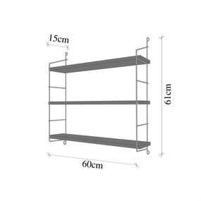 Nástenná polica 3'lü Duvar Rafı, Kitaplık