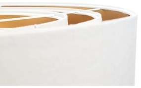 Luster na lanku TRINITI 1xE27/60W/230V biela/zlatá