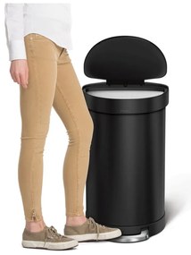 Pedálový odpadkový kôš z nerezovej ocele 45 l – simplehuman