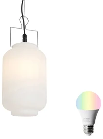 Inteligentná závesná vonkajšia lampa biela 20 cm vrátane Wifi A60 - Pion