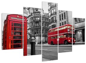 Obraz londýnskej telefónnej búdky (150x105 cm)
