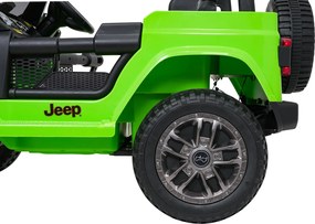 Ramiz Jeep Wrangler Rubicon LIFT elektrické autíčko pre deti zelené