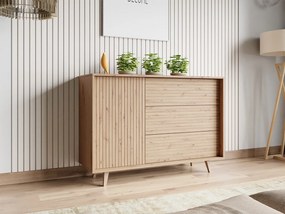 Komoda Treksona 1D3SZ (dub artisan) . Vlastná spoľahlivá doprava až k Vám domov. 1103689