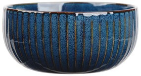 Altom Porcelánová miska Reactive Stripes modrá, 15 cm