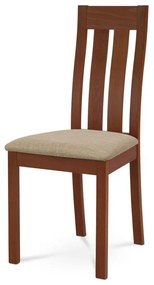 Elegantná jedálenská stolička vyrobená z masívneho dreva vo farbe čerešňa