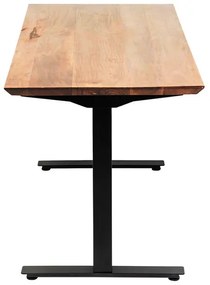 Symphony stôl hnedý/čierny 180x90 cm