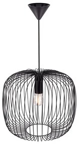 Nordlux - Luster na lanku BERONI 1xE27/60W/230V čierny pr. 40 cm