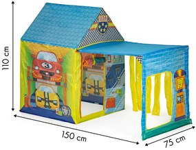 WELLHOX Detský stan "autodielňa"