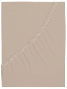 4Home jersey prestieradlo Ideál kávová, 100 x 200 cm