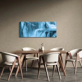 Obraz - ľadové vodopády (120x50 cm)