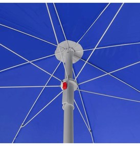 Záhradný slnečník CORAL nakláňací 200 cm, modrý