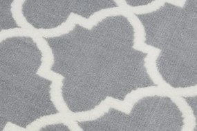 Behúň BCF MORAD Trelis koniczyna marokánska sivý / krém - Výpredaj