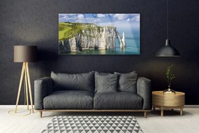 Obraz plexi Útes pobrežie more skaly 120x60 cm