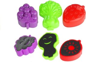 LEAN Toys Veľká magnetická tabuľa na kreslenie s pečiatkami 2v1