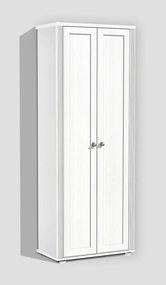 Nabytekmorava Predsieňová skriňa retro PRE 26 vysoká farba lamina: biela 113
