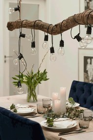 Biela svetelná dekorácia na baterky ø 5 cm Sara Exclusive – Sirius