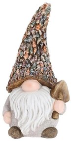 Záhradná figúrka z polyresínu Gnome 1, 30,5 cm, viacfarebná