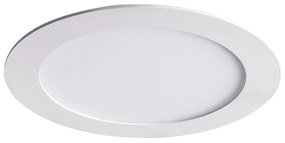 KANLUX Vstavané LED vonkajšie osvetlenie XEDA, 24W, denná biela, 30cm, okrúhle, biele