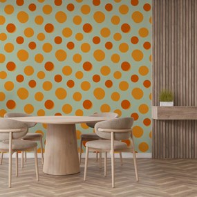 Fototapeta - Retro bodky (147x102 cm)