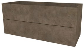 Mereo, Mereo Aira, kúpeľňová skrinka 121 cm, Multidecor, Betón Chicago tmavosivý, MER-CN793SBCS2
