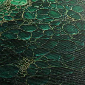 Obraz - Zelený mikroskopický záber (70x50 cm)