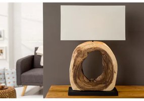 Stolová lampa 36972 Circle teakové drevo  - Komfort-nábytok