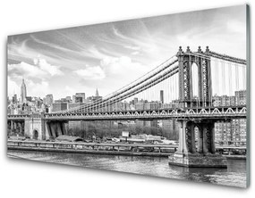 Obraz na akrylátovom skle Most architektúra 100x50 cm