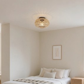 Orientálne stropné svietidlo bambus - Amira