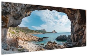 Obraz - Jaskyňa pri mori (120x50 cm)