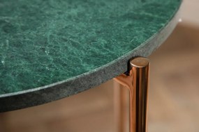 Odkladací stolík Tristen I 35 cm mramor zelený