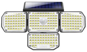 Immax 08499L - LED Solárne nástenné svietidlo so senzorom LED/5W/5,5V IP44