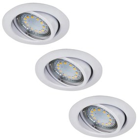 Rabalux 1049 - SADA 3xLED Podhľadové svietidlo LITE 3xGU10-LED/3W/230V