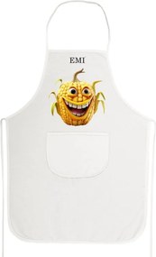 Kuchynská zástera Corny EMI, biela