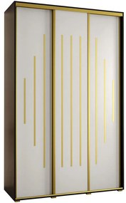 Skriňa 45 Canaris 12 150 čierna/biela/gold