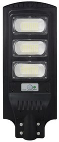 LED Solárna pouličná lampa so senzorom STREET LED/15W/3,2V IP65 + DO