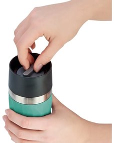 Tefal - Termohrnček 300 ml COMPACT MUG nerez/zelená