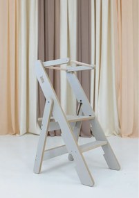 Učiaca montessori detská veža skladacia kašmír