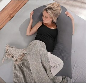 Farebné obliečky na tehotenský vankúš Marsolux EMI, sivá