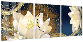Obraz - Koláž (s hodinami) (90x30 cm)
