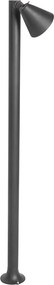 Moderný vonkajší stĺpikový svietidlo čierny 100 cm IP44 nastaviteľný - Ciara