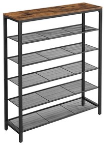 Botník DAVOR hnedá/čierna