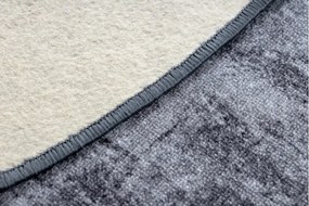 Koberec kruh SOLID sivý 90 BETON