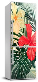 Fototapeta na chladničku Havajské kvety FridgeStick-70x190-f-84089036